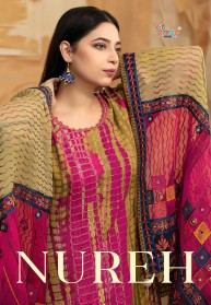 Shree Fabs Nureh Pure Slub Cotton Pakistani Salwar Suits